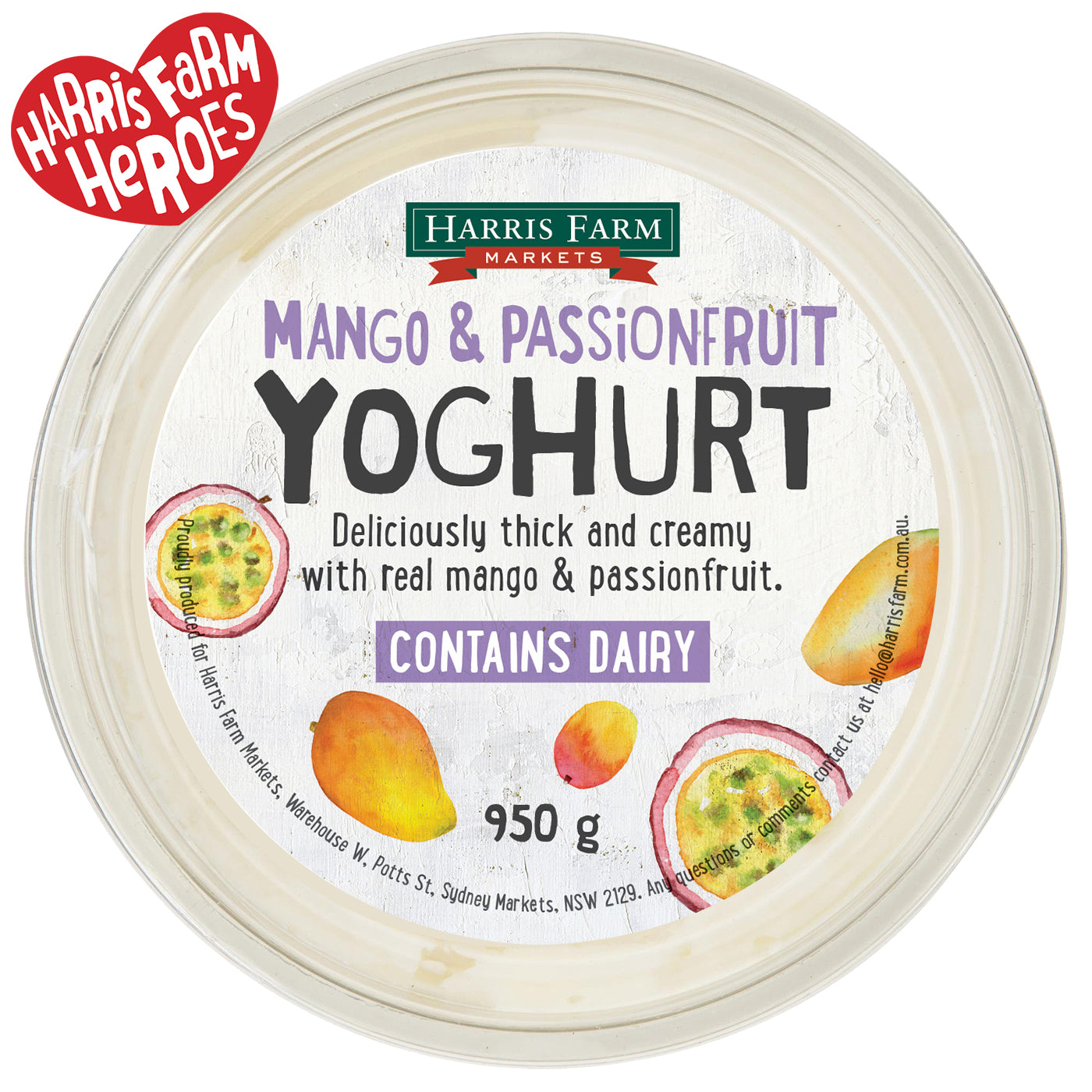 Harris Farm Yoghurt Mango and Passionfruit | Harris Farm Online