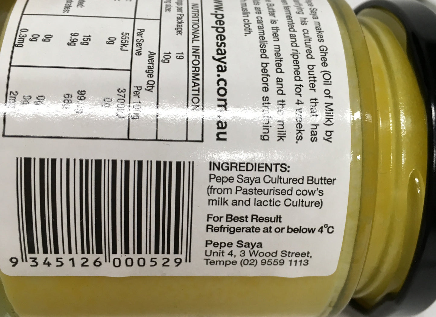 Pepe Saya Ghee 190g