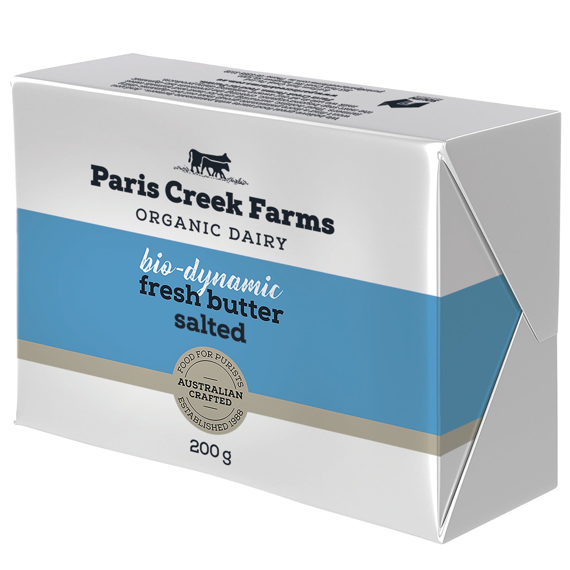 Paris Creek Farms Bio-Dynamic Organic Fresh Salted Butter | Harris Farm Online