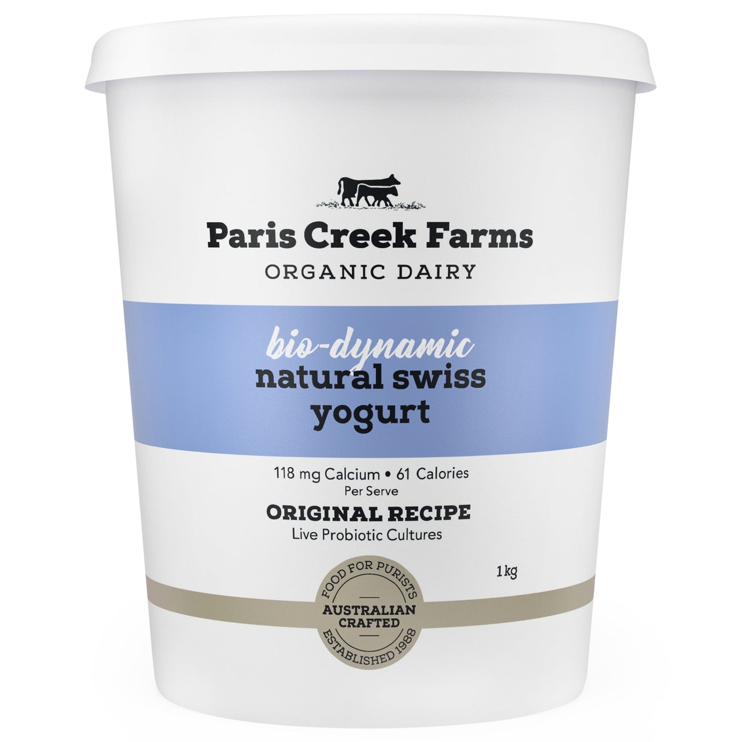 Paris Creek Farms Bio Dynamic Organic Natural Swiss Yoghurt | Harris Farm Online