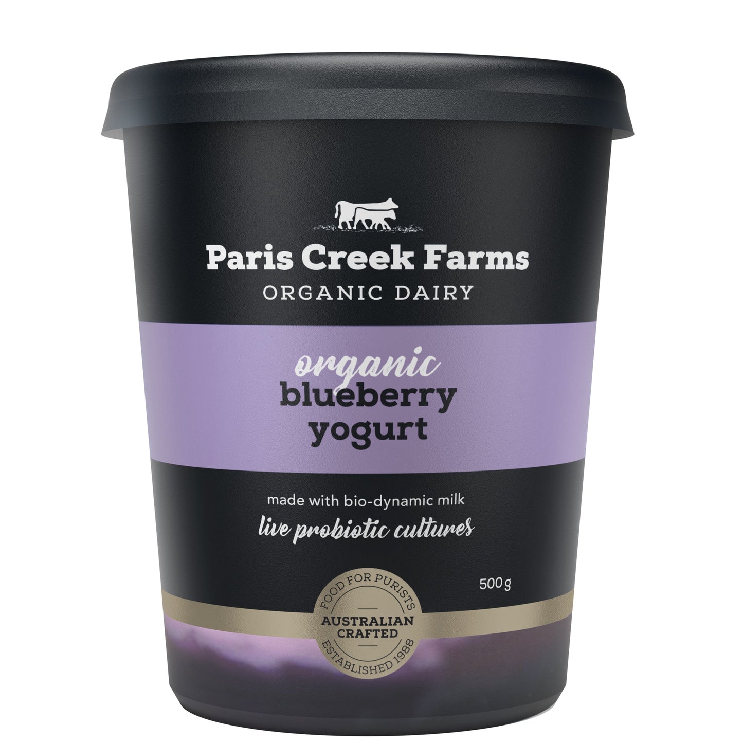 Paris Creek Farms Organic Blueberry Yoghurt | Harris Farm Online