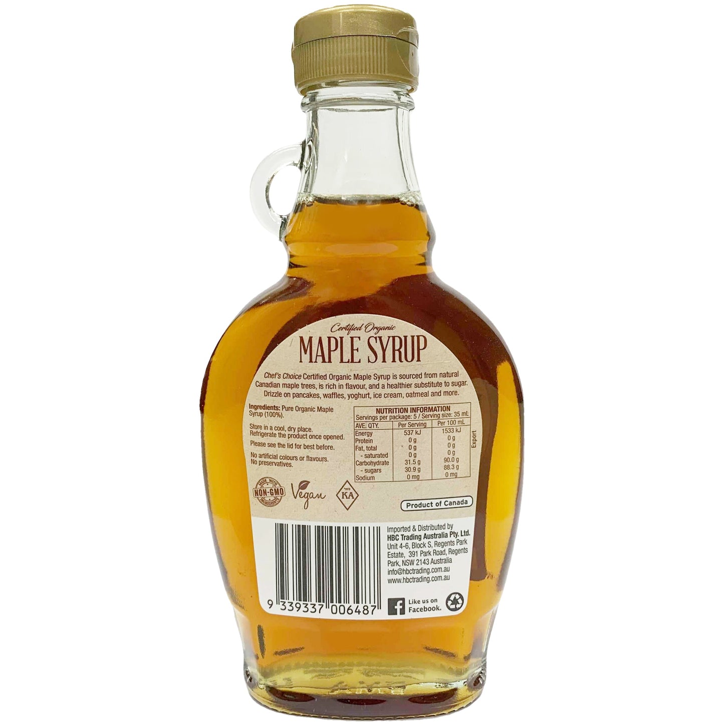 Chef's Choice Organic Maple Syrup | Harris Farm Online