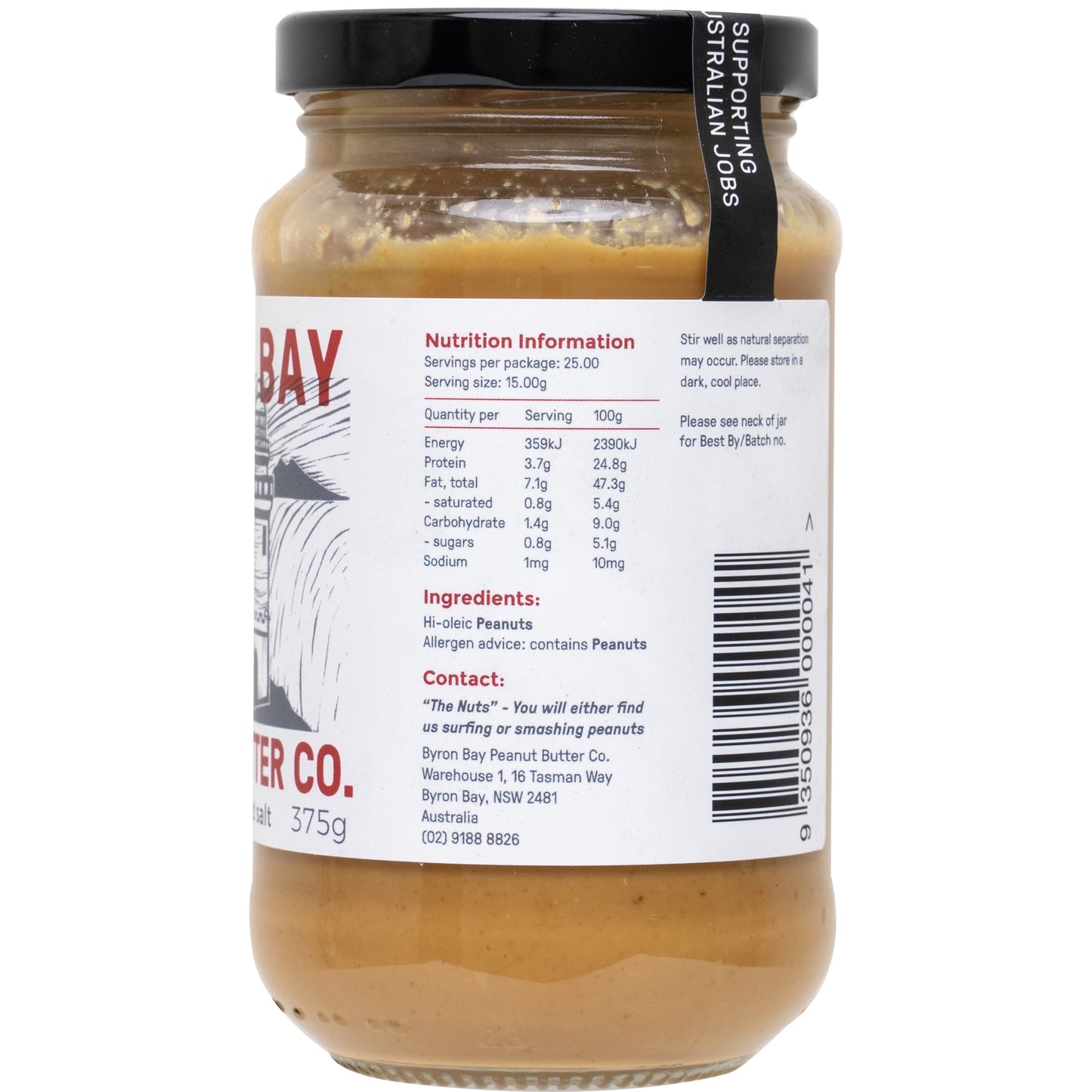 Byron Bay Smooth Peanut Butter | Harris Farm Online