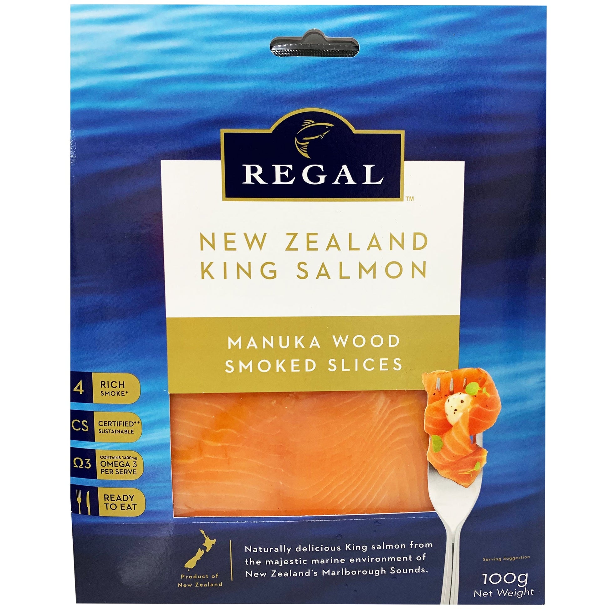 Regal Manuka Smoked Salmon Slices | Harris Farm Online