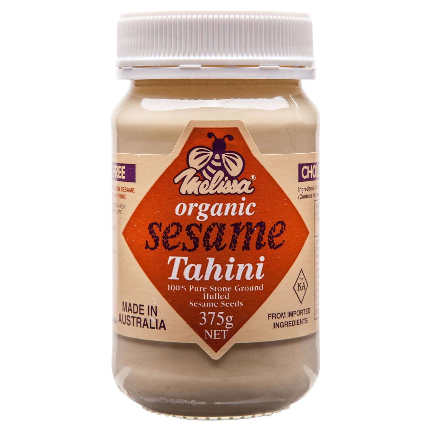 Melissa Tahini Organic 375g , Grocery-Spreads - HFM, Harris Farm Markets
 - 1