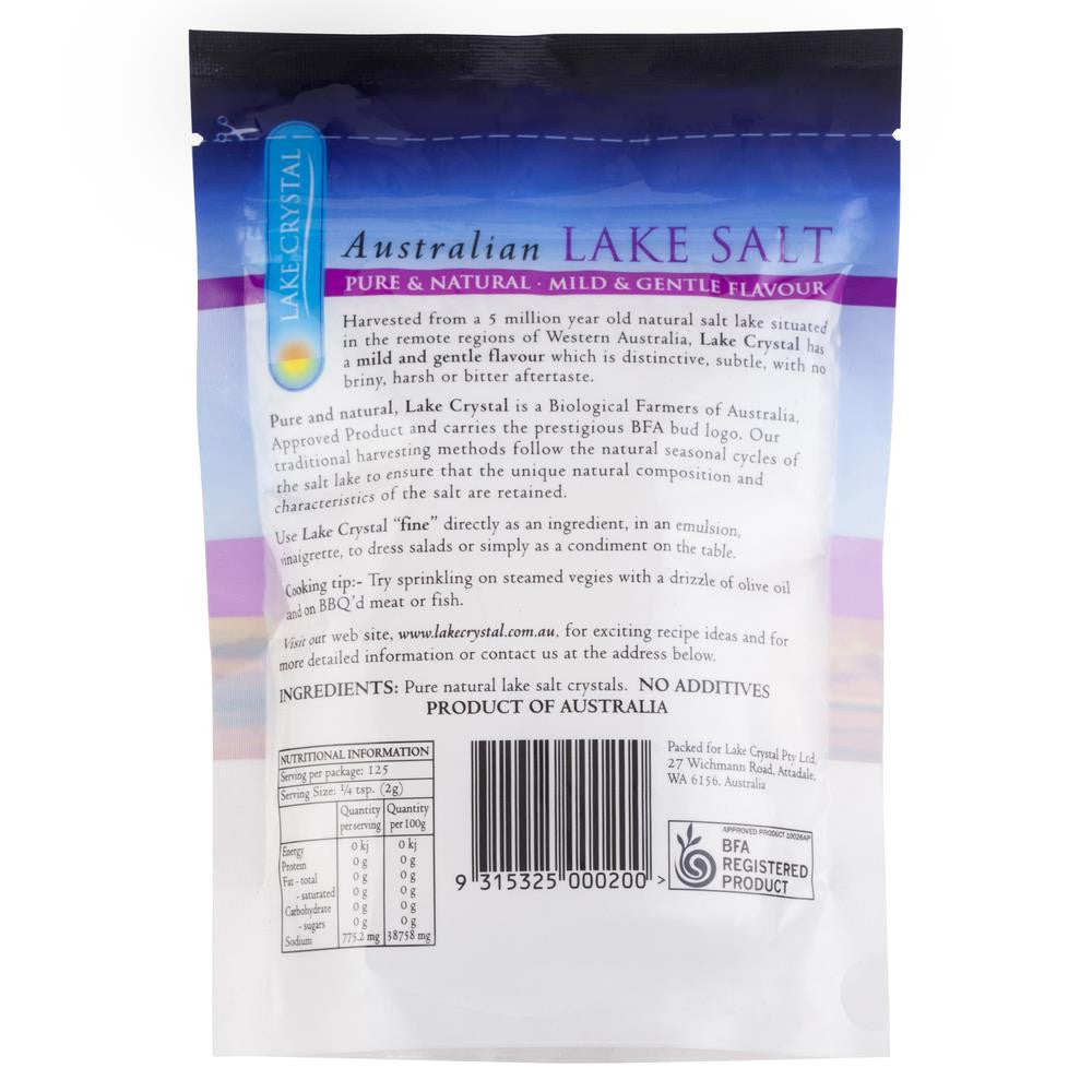 Australian Lake Salt Salt Fine | Harris Farm Online