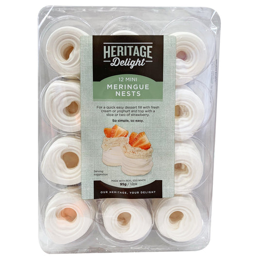 Heritage Delight Meringue Nests x12 95g