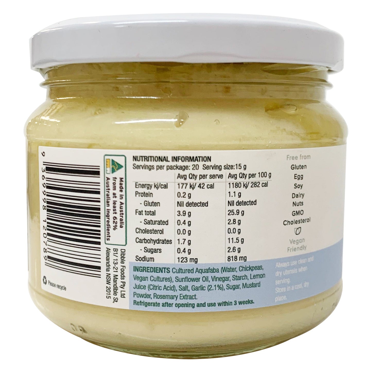 Dibble Garlic Aioli 300g