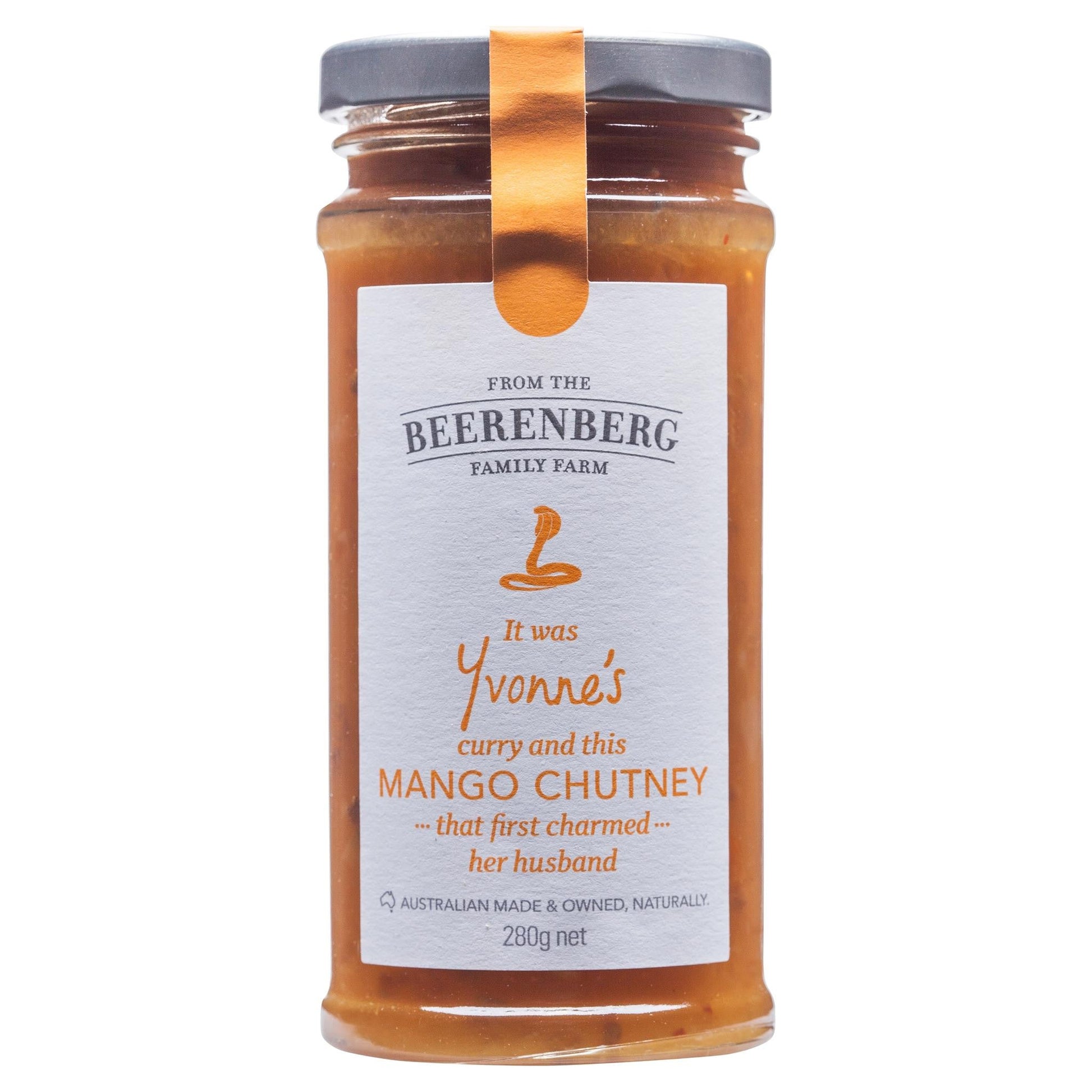 Beerenberg Chutney Mango 280g , Grocery-Cooking - HFM, Harris Farm Markets
 - 1