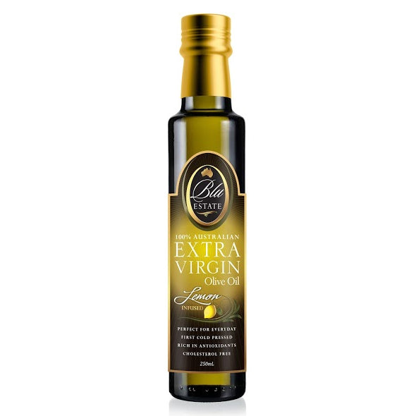 Blu Estate Extra Virgin Olive Oil Lemon Infused 250ml