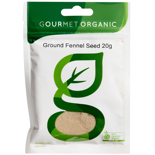 Gourmet Organic Herbs Fennel Seed Ground | Harris Farm Online