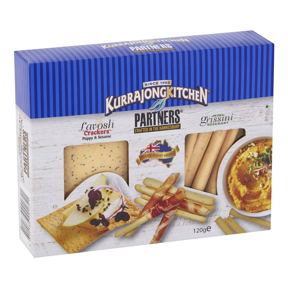 Kurrajong Kitchen Lavosh Crackers & Mini Grissini 120g