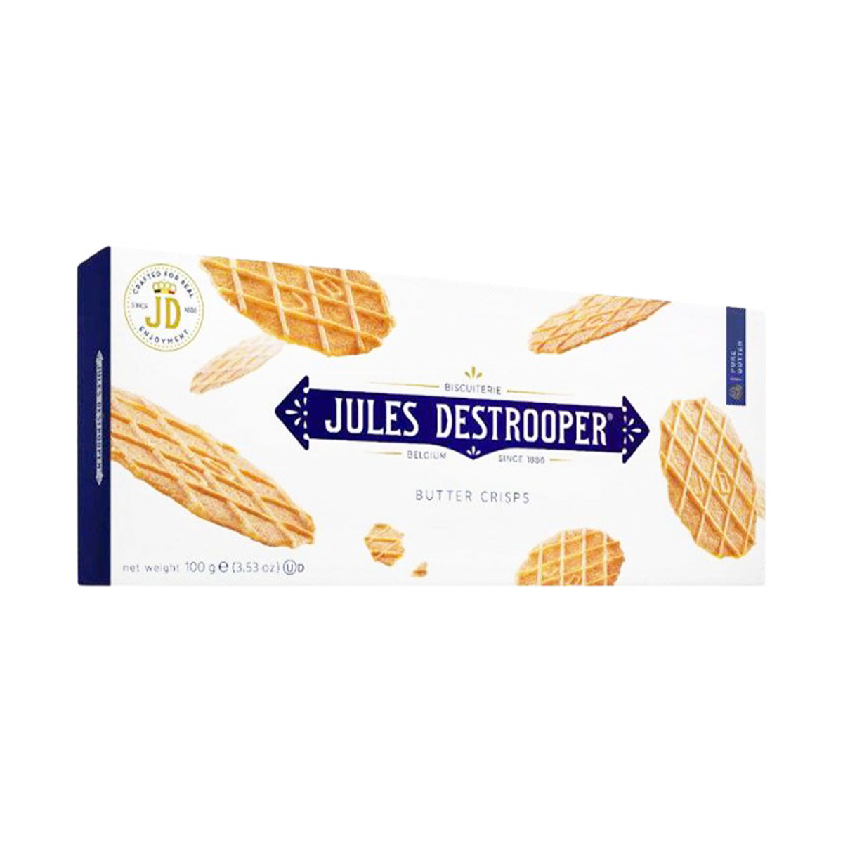 Jules Destrooper Butter Crisps 100g