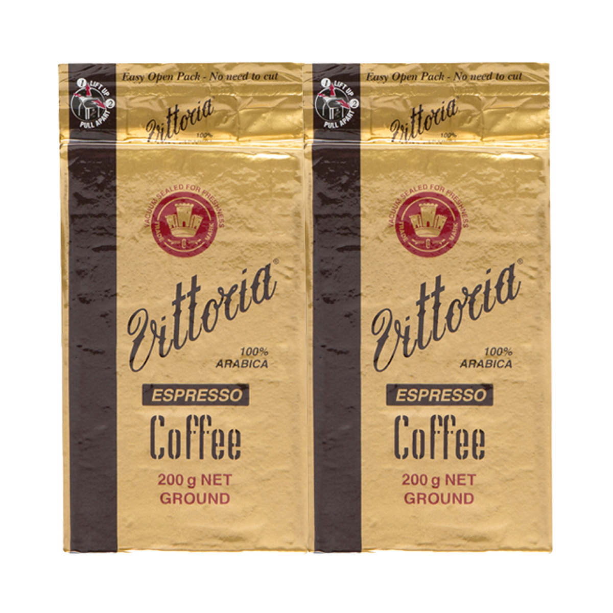 Vittoria Espresso Coffee Ground 2x200g