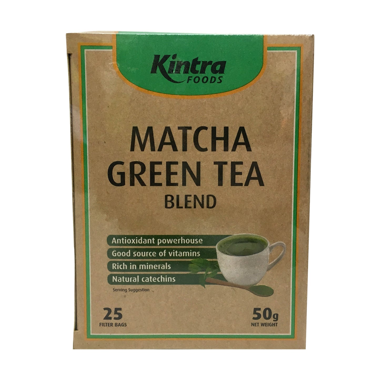 Kintra Foods Matcha Green Tea Blend x25 50g