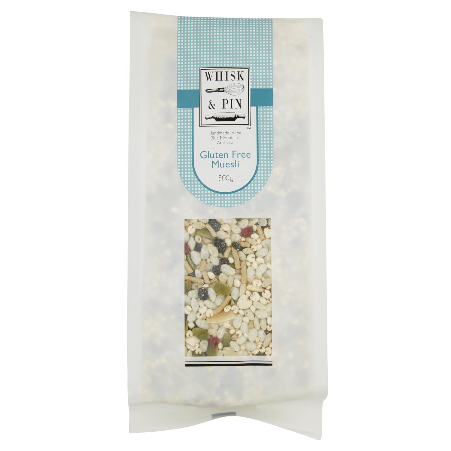 Whisk & Pin Muesli Gluten Free 500g , Grocery-Breakfast - HFM, Harris Farm Markets
 - 1