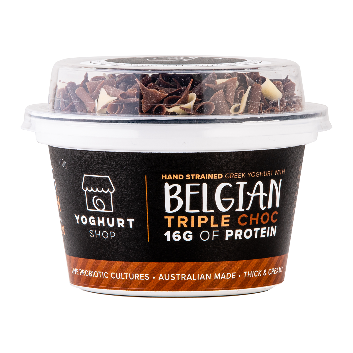 The Yoghurt Shop Belgian Triple Choc 170g