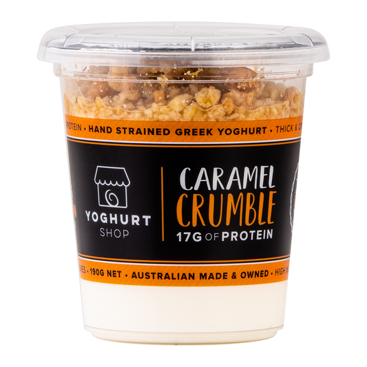 The Yoghurt Shop Caramel Crumble 190g