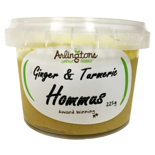 Arlingtons Hommus Ginger and Tumeric 225g