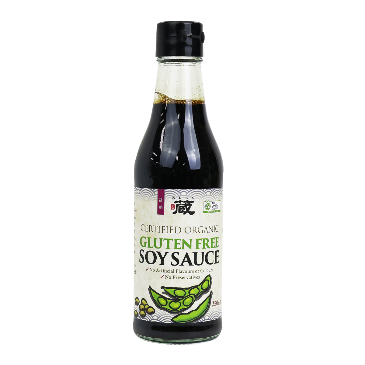 Kura Gluten Free Soy Sauce 250ml