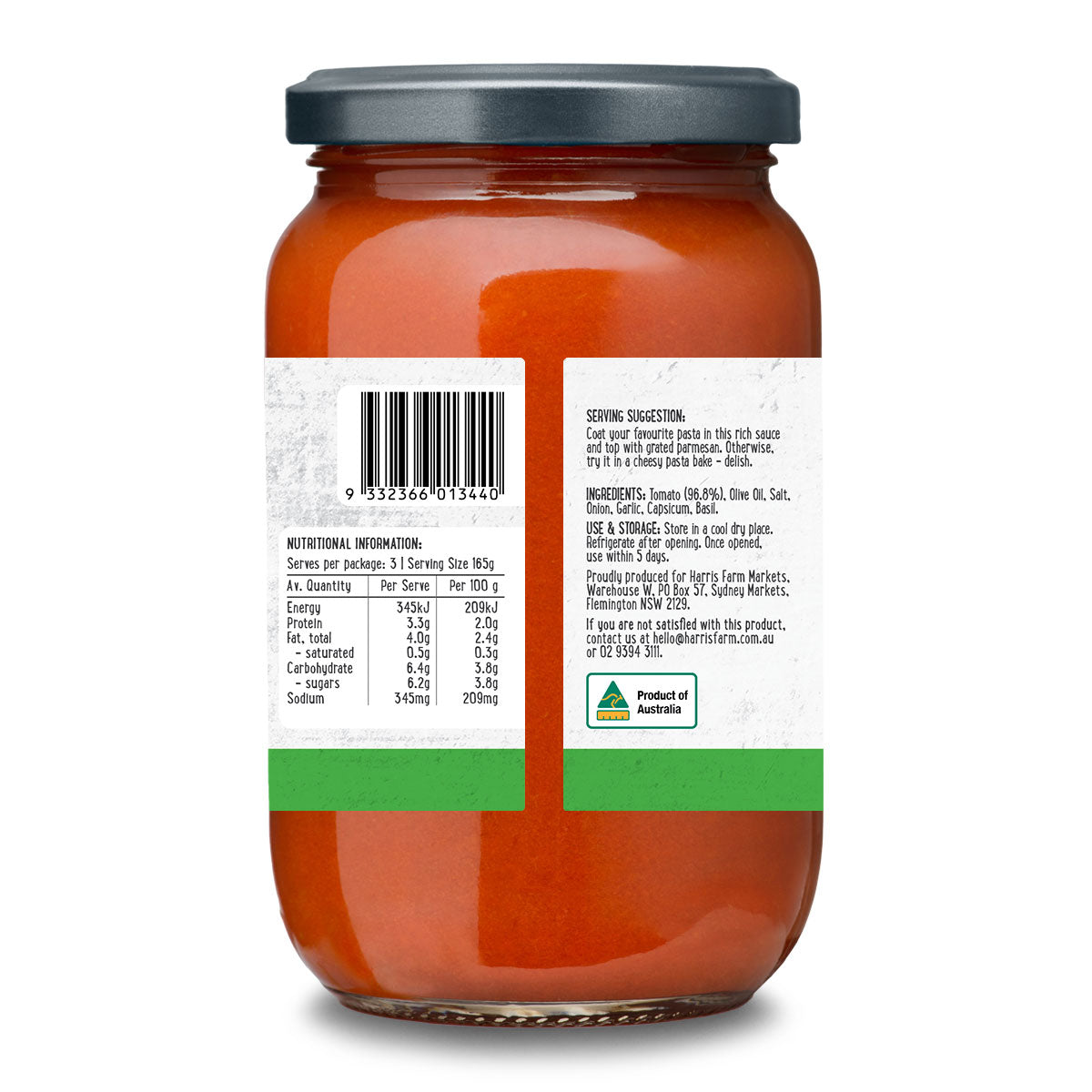 Harris Farm Napoletana Pasta Sauce 500g | Harris Farm Online