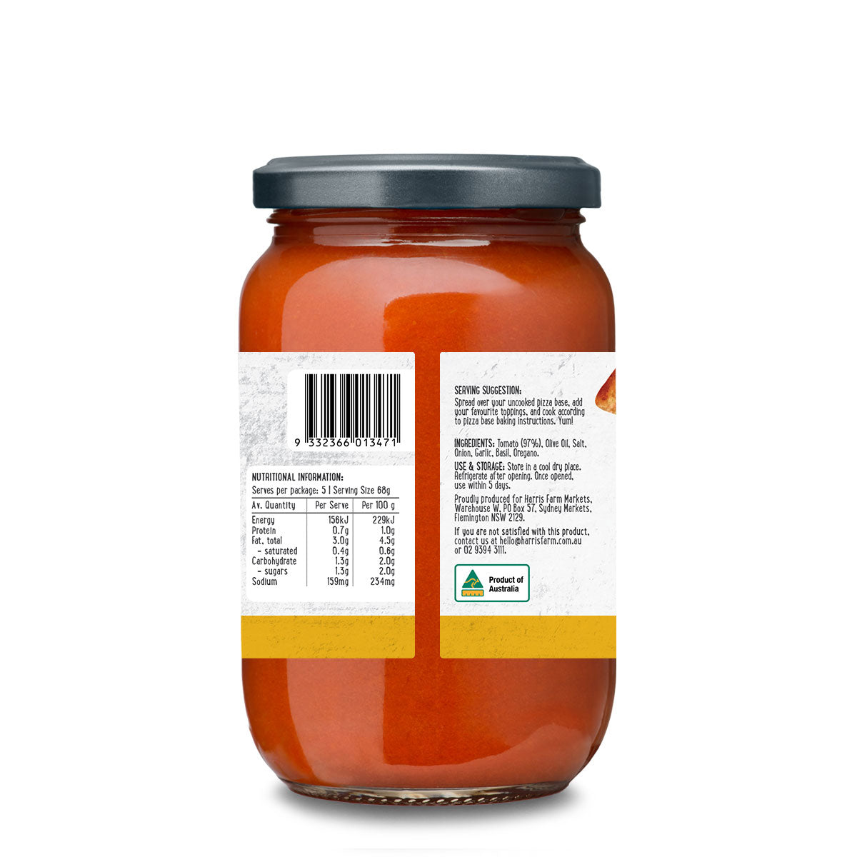 Harris Farm Pizza Sauce 340g