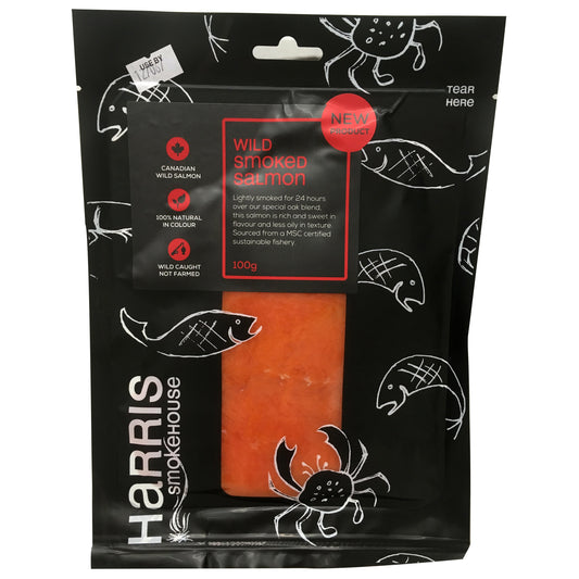 Harris Smokehouse Wild Smoked Salmon 100g