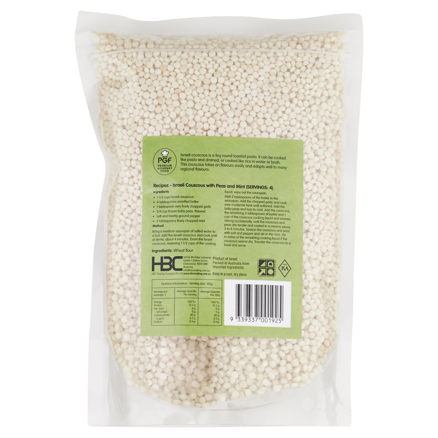 Chef's Choice Israeli Pearl Couscous | Harris Farm Online