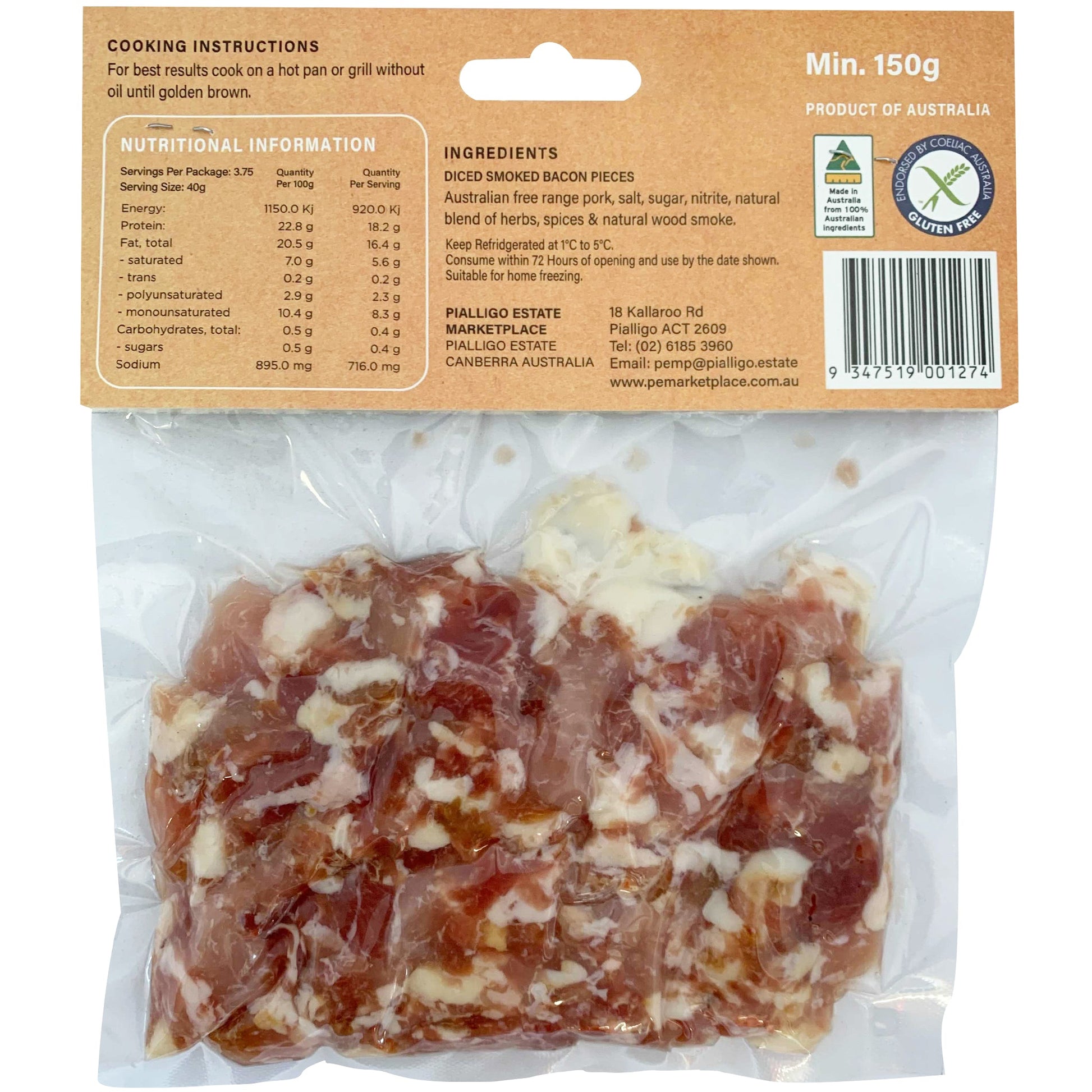 Pialligo Bacon Lardon | Harris Farm Online