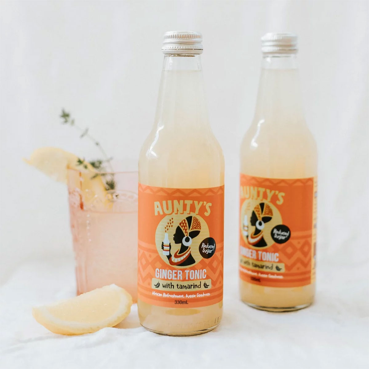 Aunty's Ginger Tonic with Tamarind 330mL | Harris Farm Online