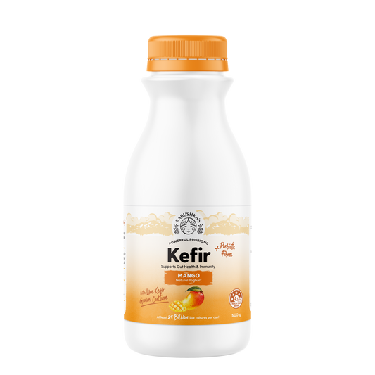 Babushka's Probiotic Kefir Natural Yoghurt Mango 500g