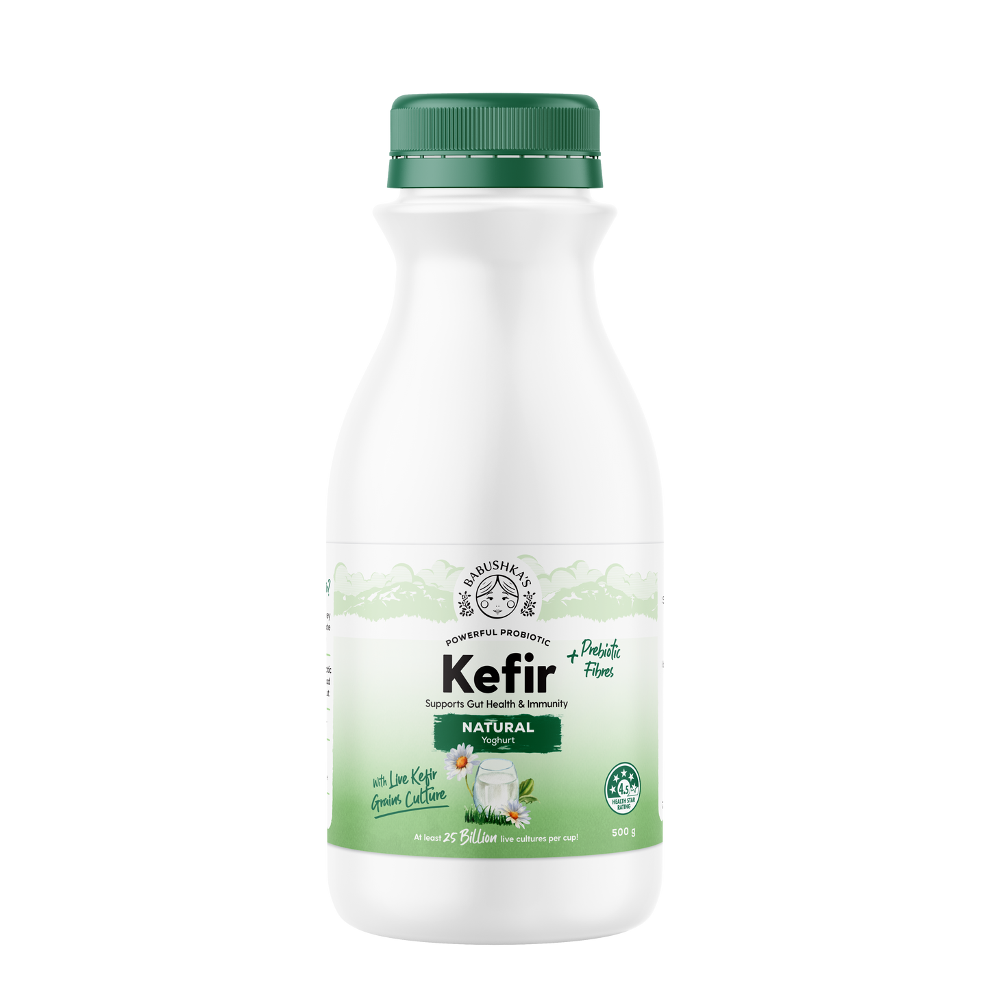 Babushka's Probiotic Kefir Natural Yoghurt 500g