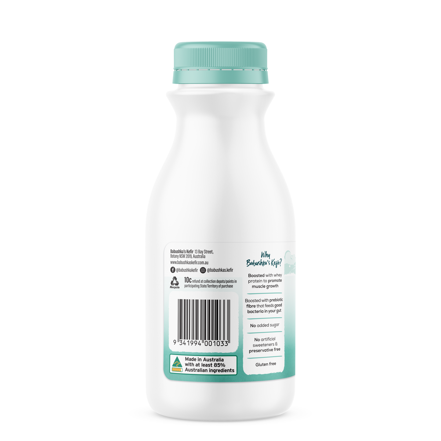 Babushka's Probiotic Kefir Natural Yoghurt Vanilla 500g