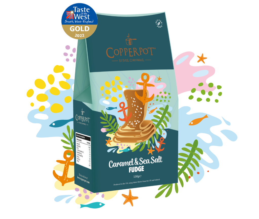 Copperpot Caramel and Sea Salt Fudge 150g