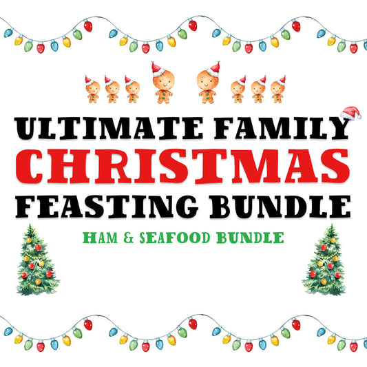 Ultimate Family Christmas Ham and Seafood Bundle