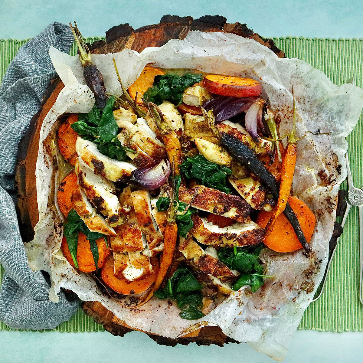 Manuka Honey and Rosemary Roasted Chicken - with Seasonal Vegetables | Harris Farm Online