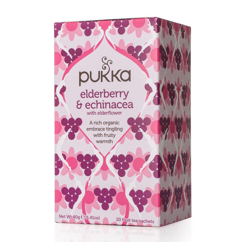 Pukka Elderberry and Echinacea Teabags x20 40G