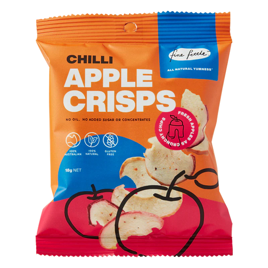 Fine Fettle Chilli Apple Crisps 18g