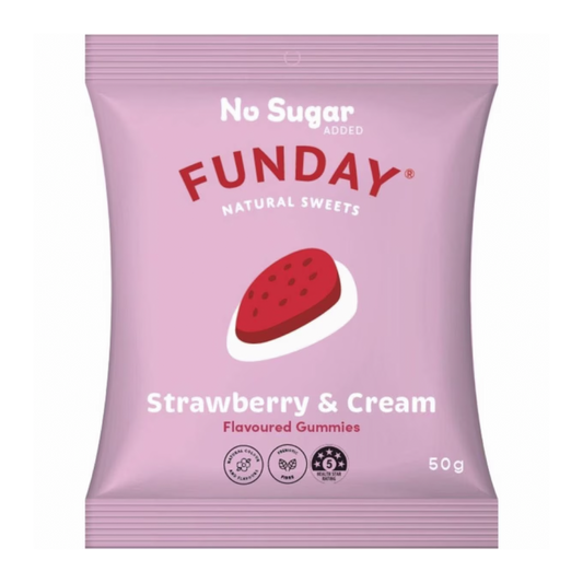 Funday Strawberry and Cream 50g