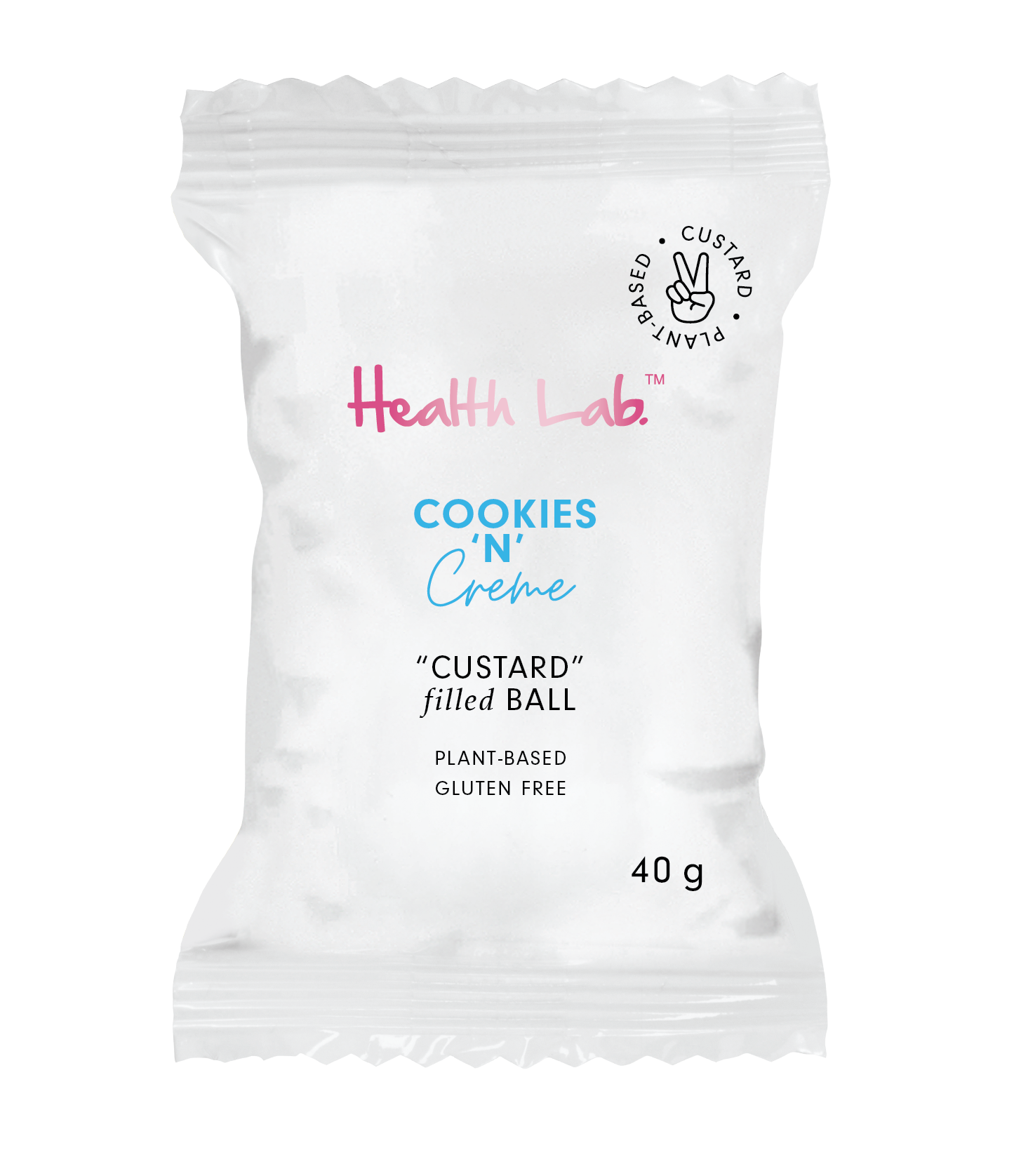 Healthy Lab Cookie and Cream Custard Ball 40g