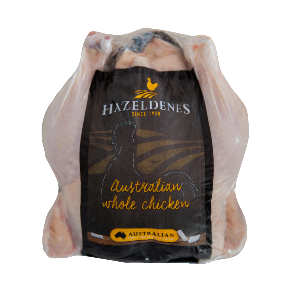 Chicken - Whole (1.2-1.8kg) Free Range - Hazeldenes , Frdg5-Meat - HFM, Harris Farm Markets
