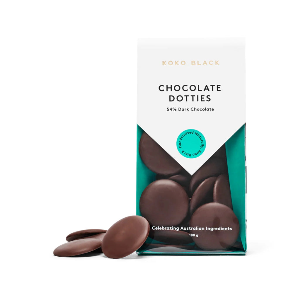 Koko Black Dark Choc Dotties 100g