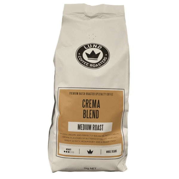 Lund Coffee Roasters Crema Blend Beans 1kg