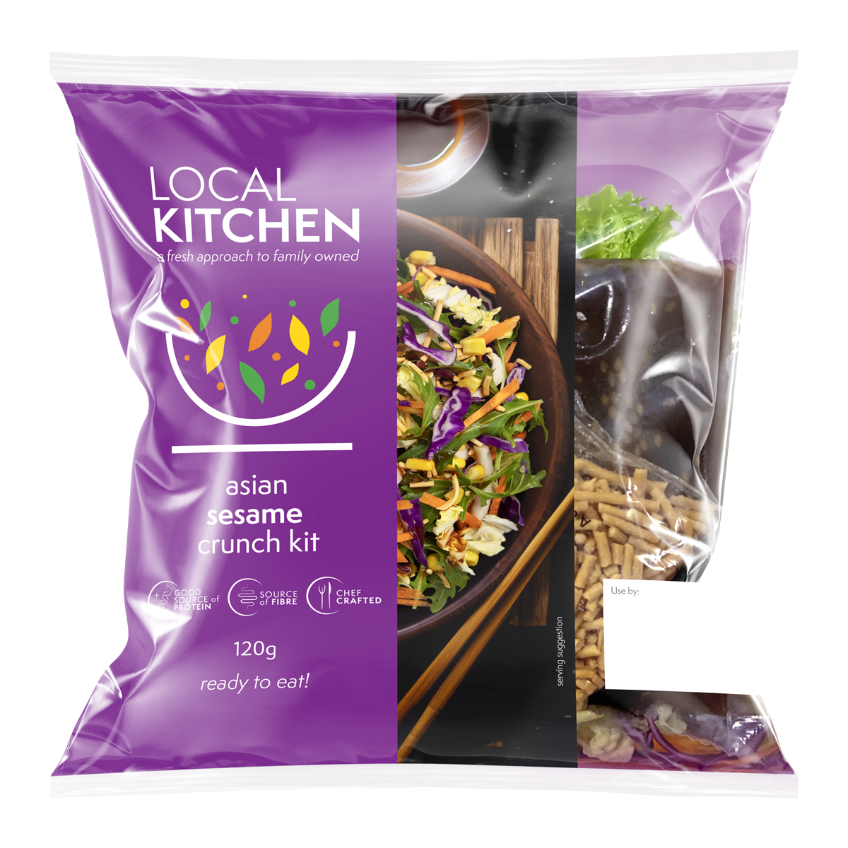 Local Kitchen Crunch Kit Asian Sesame 120g