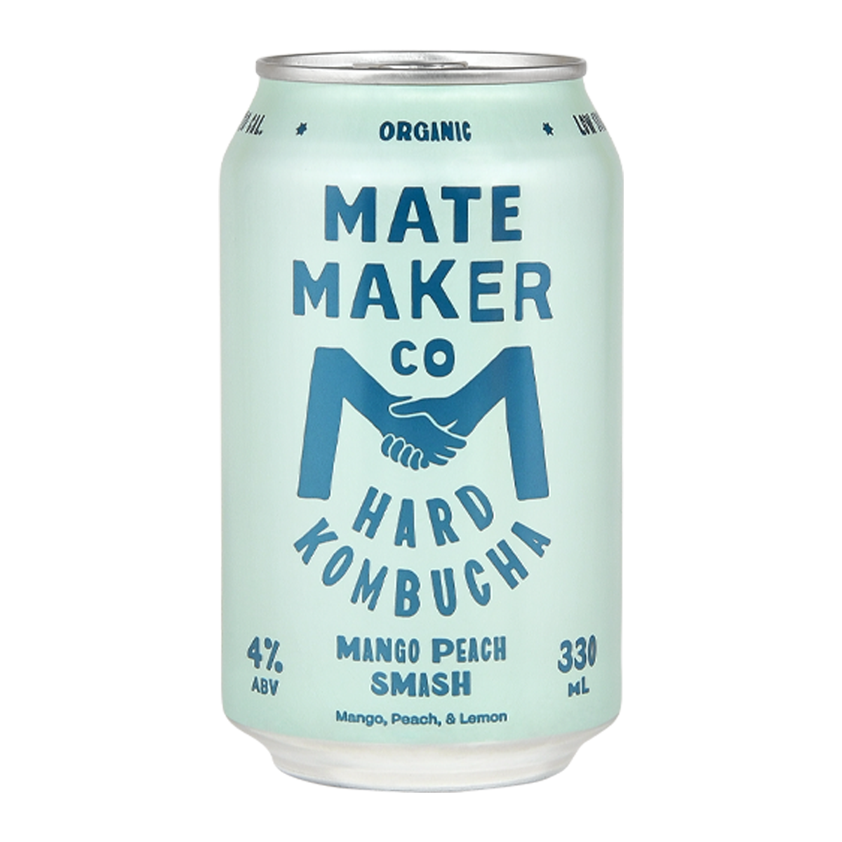 Mate Maker Hard Kombucha Mango Peach 4 x 330ml