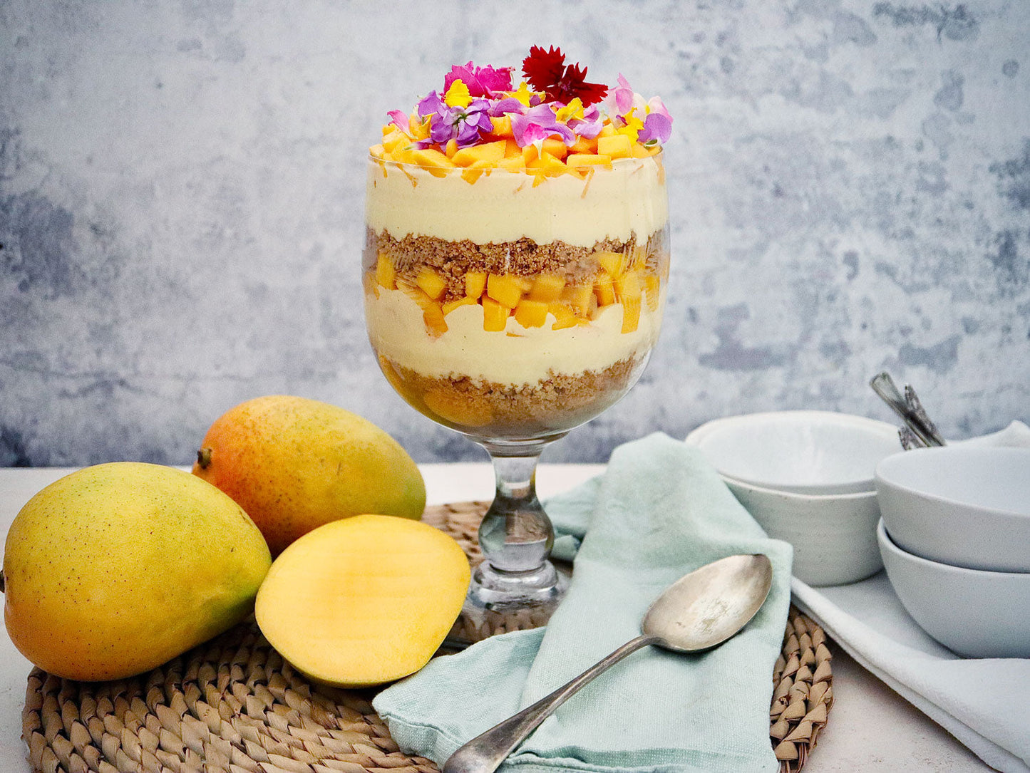 Mango Vanilla Trifle