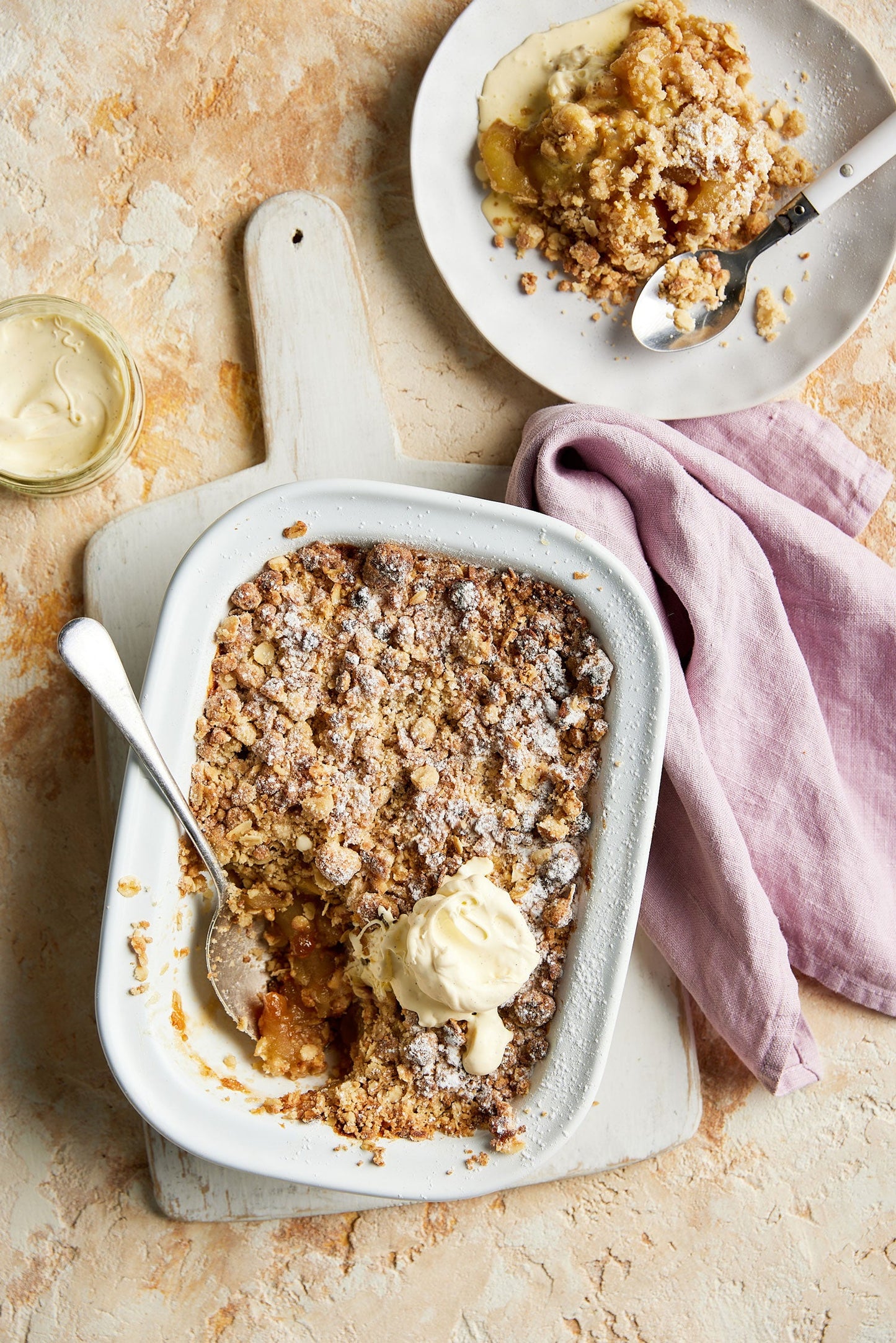 Apple Crumble - with Vanilla Double Cream  | Harris Farm Online