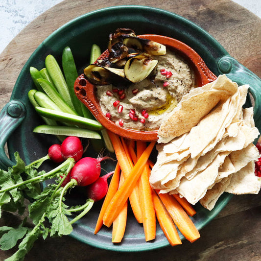 Imperfect Eggplant Baba Ganoush and Crudites | Harris Farm Online