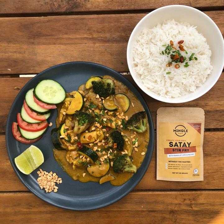 Mingle Satay Stir Fry Seasoning | Harris Farm Online