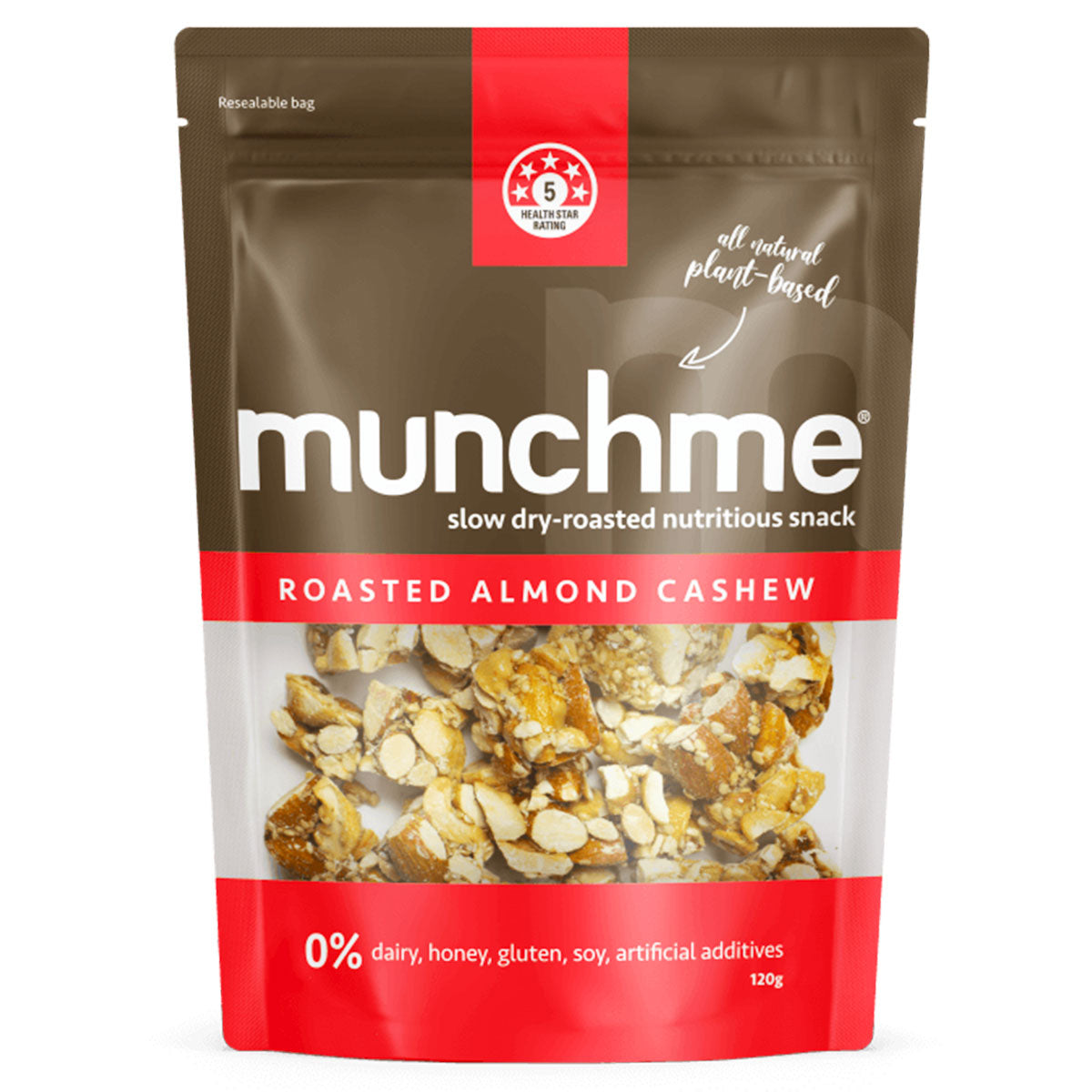 Thinkfood Munch Almond Cashew 120g | Harris Farm Online